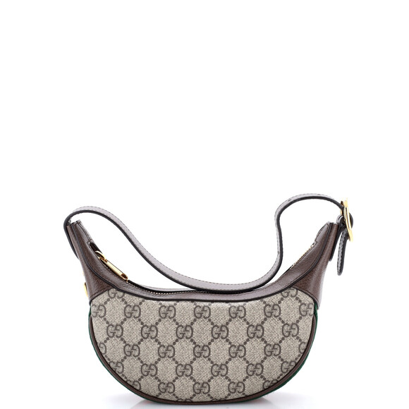 Gucci Handbags - Gucci Mini Ophidia Half Moon Bag GG Coated Canvas